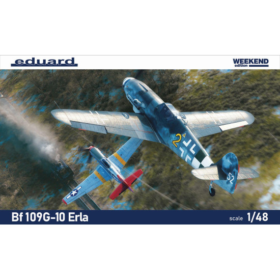 Eduard 84174 1/48 Bf 109G-10 ERLA Plastic for Aircraft Weekend edition
