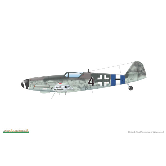 Eduard 84174 1/48 Bf 109G-10 ERLA Plastic for Aircraft Weekend edition