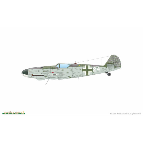 Eduard 84182 1/48 Bf 109G-10 WNF/Diana Plastic for Aircraft Weekend edition