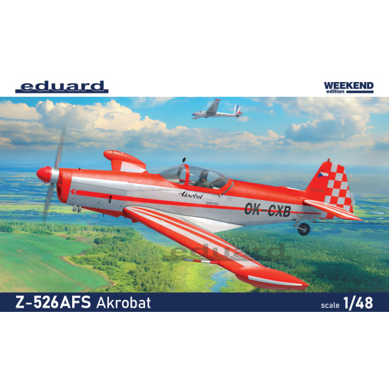 Eduard 84185 1/48 Z-526AFS Akrobat Plastic for Aircraft Weekend edition