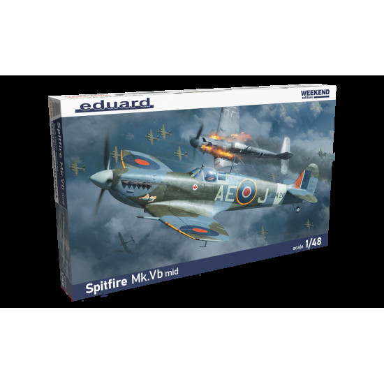 Eduard 84186 1/48 Spitfire Mk.Vb mid Plastic for Aircraft Weekend edition