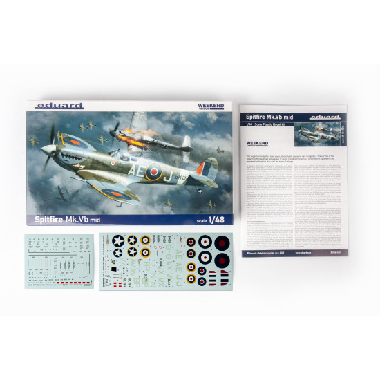 Eduard 84186 1/48 Spitfire Mk.Vb mid Plastic for Aircraft Weekend edition