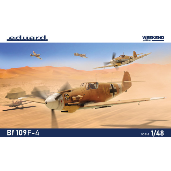 Eduard 84188 1/48 Bf 109F-4 Plastic for Aircraft Weekend edition