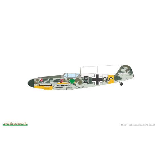 Eduard 84188 1/48 Bf 109F-4 Plastic for Aircraft Weekend edition