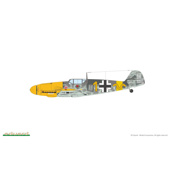 Eduard 84188 1/48 Bf 109F-4 Plastic for Aircraft Weekend edition