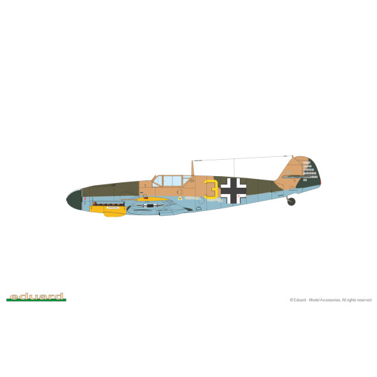Eduard 84188 1/48 Bf 109F-4 Plastic for Aircraft Weekend edition