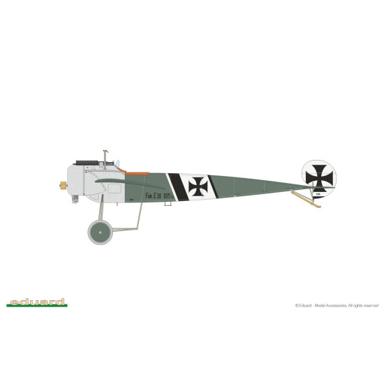Eduard 8419 1/48 Fokker E.III Plastic for Aircraft Weekend edition Eduard 8419 1/48 Fokker E.III Plastic for Aircraft Weekend edition