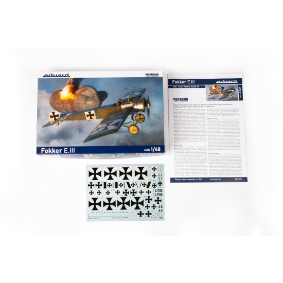 Eduard 8419 1/48 Fokker E.III Plastic for Aircraft Weekend edition Eduard 8419 1/48 Fokker E.III Plastic for Aircraft Weekend edition