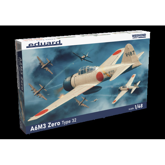 Eduard 84191 1/48 A6M3 Zero Type 32 Plastic for Aircraft Weekend edition Eduard 84191 1/48 A6M3 Zero Type 32 Plastic for Aircraft Weekend edition