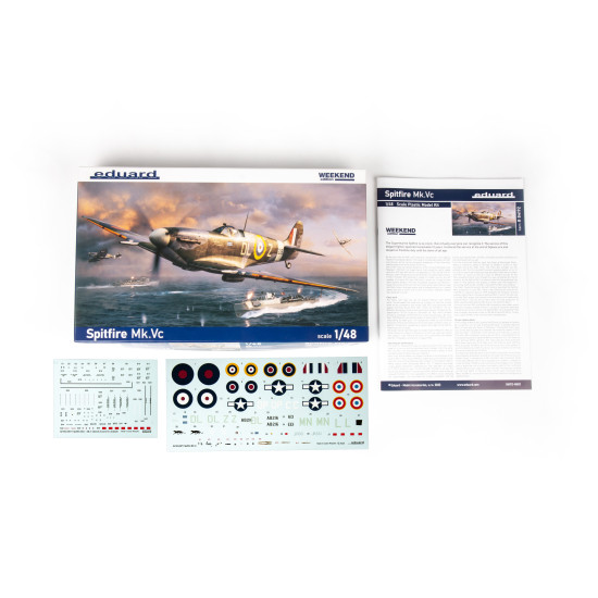 Eduard 84192 1/48 Spitfire Mk.Vc Plastic for Aircraft Weekend edition Eduard 84192 1/48 Spitfire Mk.Vc Plastic for Aircraft Weekend edition