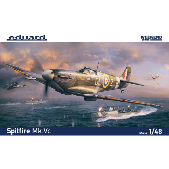 Eduard 84192 1/48 Spitfire Mk.Vc Plastic for Aircraft Weekend edition Eduard 84192 1/48 Spitfire Mk.Vc Plastic for Aircraft Weekend edition