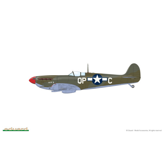 Eduard 84192 1/48 Spitfire Mk.Vc Plastic for Aircraft Weekend edition Eduard 84192 1/48 Spitfire Mk.Vc Plastic for Aircraft Weekend edition