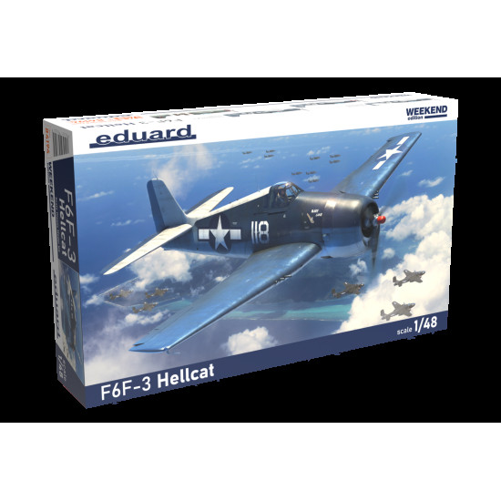 Eduard 84194 1/48 F6F-3 Hellcat Plastic for Aircraft Weekend edition Eduard 84194 1/48 F6F-3 Hellcat Plastic for Aircraft Weekend edition