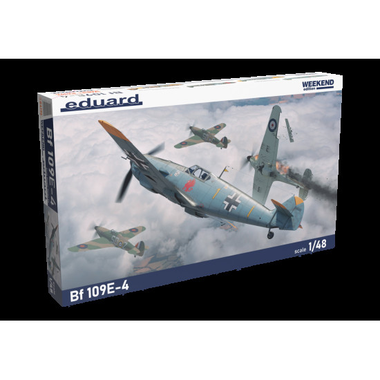Eduard 84196 1/48 Bf 109E-4 Plastic for Aircraft Weekend edition