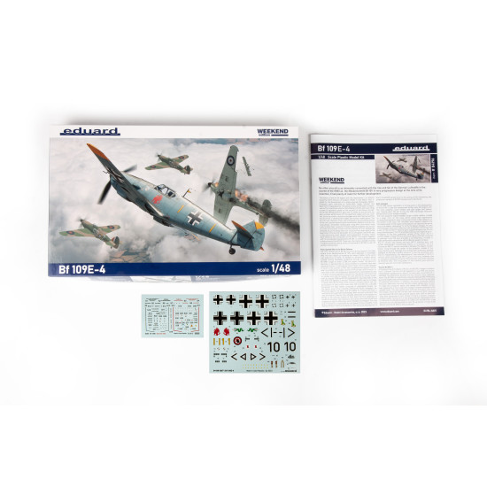 Eduard 84196 1/48 Bf 109E-4 Plastic for Aircraft Weekend edition
