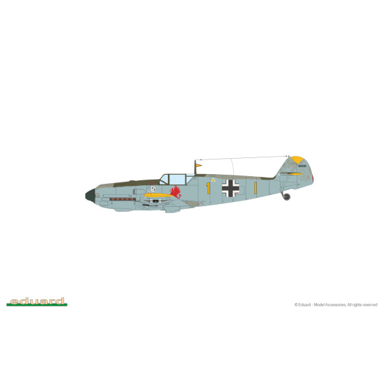 Eduard 84196 1/48 Bf 109E-4 Plastic for Aircraft Weekend edition