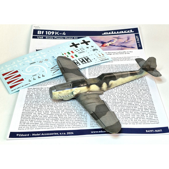 Eduard 84197 1/48 Bf 109K-4 Plastic for Aircraft Weekend edition