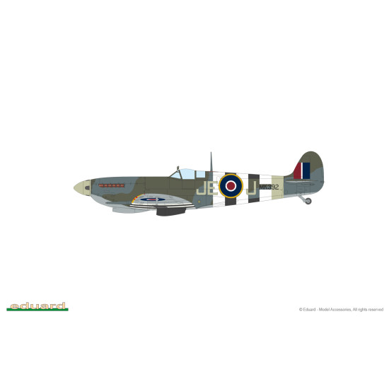 Eduard 84199 1/48 Spitfire Mk.IXc late Plastic for Aircraft Weekend edition