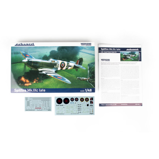 Eduard 84199 1/48 Spitfire Mk.IXc late Plastic for Aircraft Weekend edition