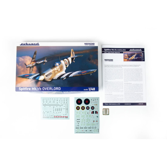 Eduard 84200 1/48 Spitfire Mk.Vb OVERLORD Plastic for Aircraft Weekend edition