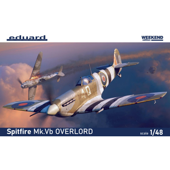 Eduard 84200 1/48 Spitfire Mk.Vb OVERLORD Plastic for Aircraft Weekend edition