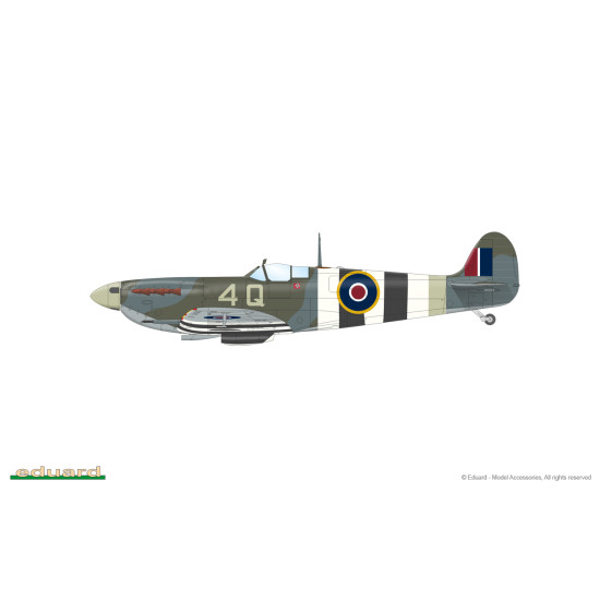 Eduard 84200 1/48 Spitfire Mk.Vb OVERLORD Plastic for Aircraft Weekend edition