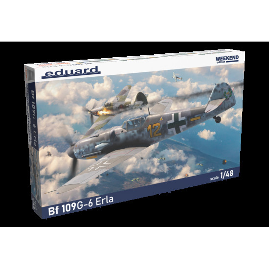 Eduard 84201 1/48 Bf 109G-6 Erla Plastic for Aircraft Weekend edition