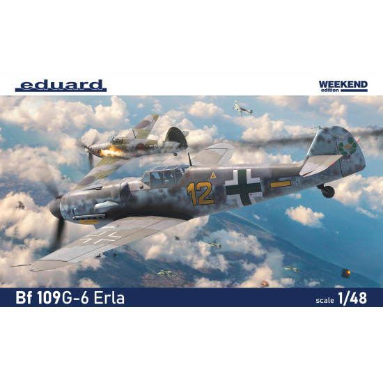 Eduard 84201 1/48 Bf 109G-6 Erla Plastic for Aircraft Weekend edition