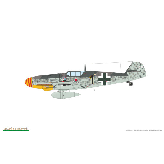 Eduard 84201 1/48 Bf 109G-6 Erla Plastic for Aircraft Weekend edition