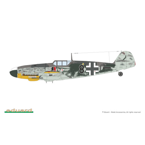 Eduard 84203 1/48 Bf 109G-4 Plastic for Aircraft Weekend edition