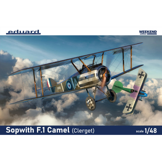 Eduard 8486 1/48 Sopwith F.1 Camel (Clerget) Plastic for Aircraft Weekend edition Eduard 8486 1/48 Sopwith F.1 Camel (Clerget) Plastic for Aircraft Weekend edition