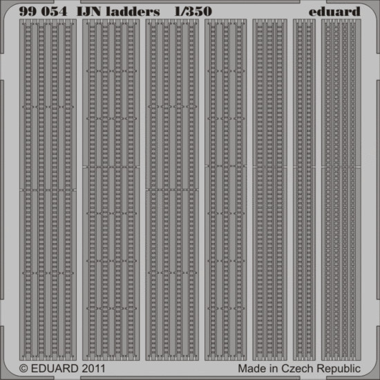 Eduard 99054 1/350 IJN ladders 0 Photo-Etched for Ships Photo etched set Eduard 99054 1/350 IJN ladders 0 Photo-Etched for Ships Photo etched set