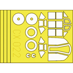 Eduard CX022 1/72 Bf 109G Sticker for Aircraft