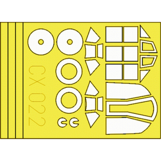 Eduard CX022 1/72 Bf 109G Sticker for Aircraft