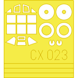 Eduard CX023 1/72 Bf 109G Sticker for Aircraft
