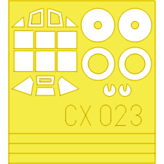 Eduard CX023 1/72 Bf 109G Sticker for Aircraft