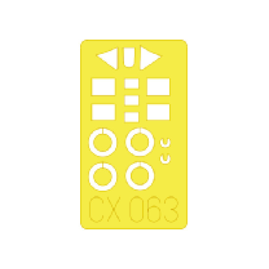 Eduard CX063 1/72 MC 202 Folgore Sticker for Aircraft