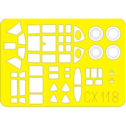 Eduard CX118 1/72 J1N Gekko/Irving Sticker for Aircraft