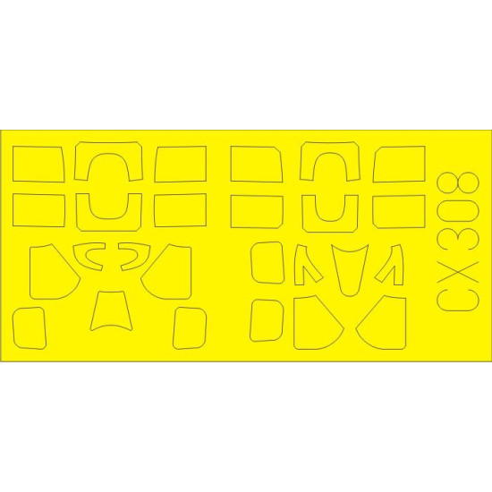 Eduard CX308 1/72 F6F Sticker for Aircraft