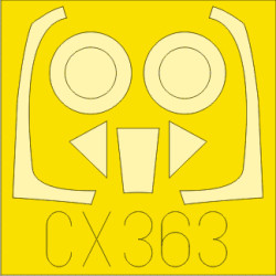 Eduard CX363 1/72 Typhoon Mk.Ib Sticker for Aircraft