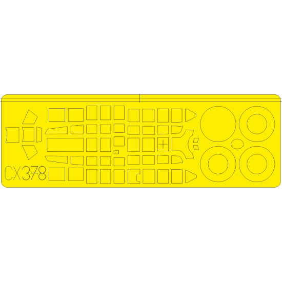 Eduard CX378 1/72 Bf 110G-4 Weekend Sticker for Aircraft