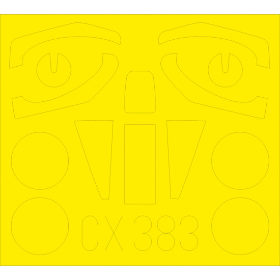 Eduard CX383 1/72 EE F.2A Lightning Sticker for Aircraft