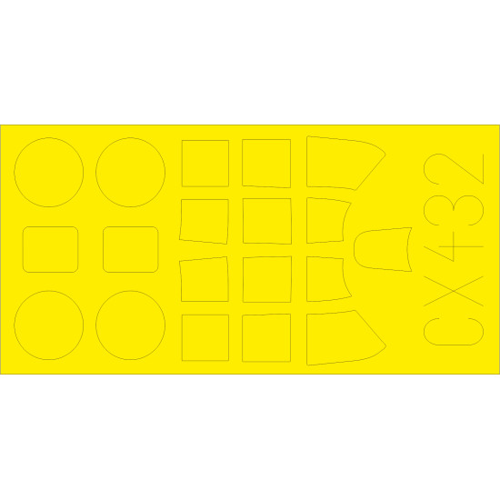 Eduard CX432 1/72 F4F-4 Sticker for Aircraft