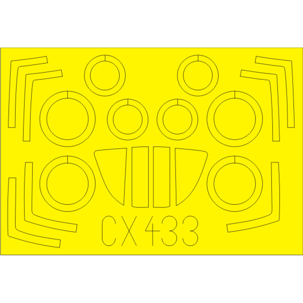 Eduard CX433 1/72 MiG-29A Izdeliye 9-12 Sticker for Aircraft Model Kit ...