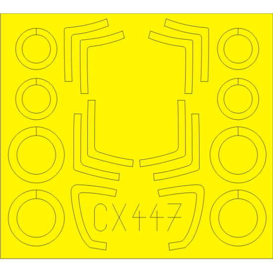 Eduard CX447 1/72 MiG-29 Izdeliye 9-13 Sticker for Aircraft