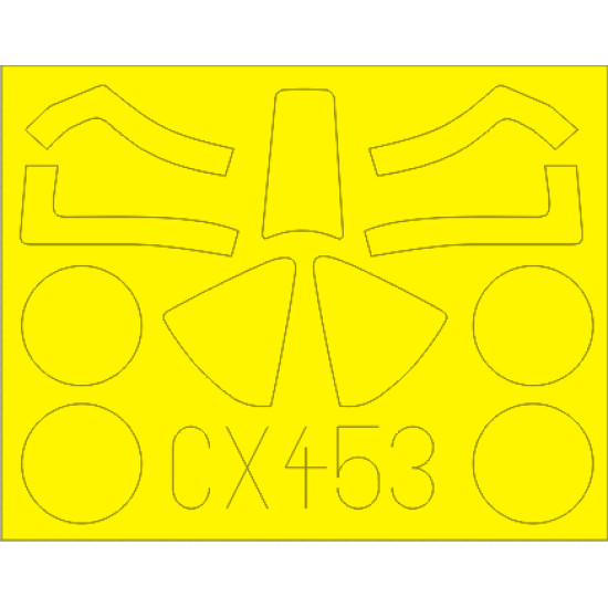 Eduard CX453 1/72 F4U-4 Sticker for Aircraft