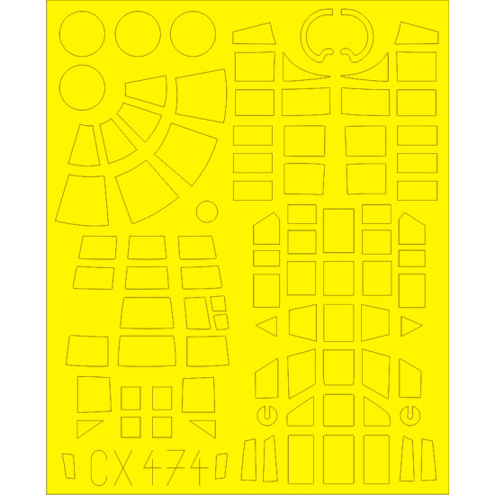 Eduard CX474 1/72 Fw 189A-1 Sticker for Aircraft