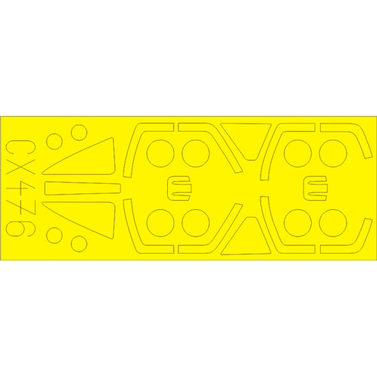 Eduard CX476 1/72 Mirage F.1B Sticker for Aircraft