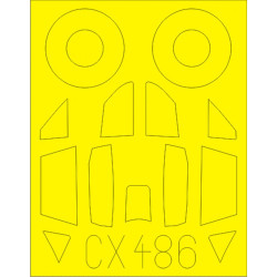 Eduard CX486 1/72 Me 262A-1a Sticker for Aircraft