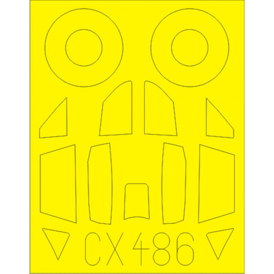 Eduard CX486 1/72 Me 262A-1a Sticker for Aircraft